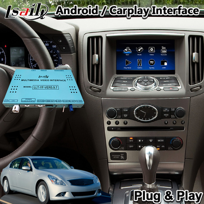Giao diện video đa phương tiện Lsailt Android Carplay cho Infiniti G25 G35 G37