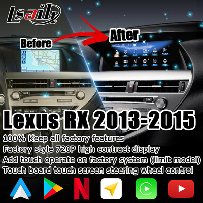 10,25 inch Lexus Màn hình điều chỉnh DSP của Lexus Android Lsailt cho RX350 RX450h