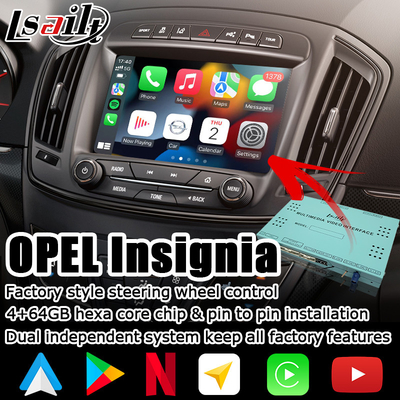Android 9.0 Carplay android auto Box cho giao diện video Opel Vauxhall Insignia Buick Regal