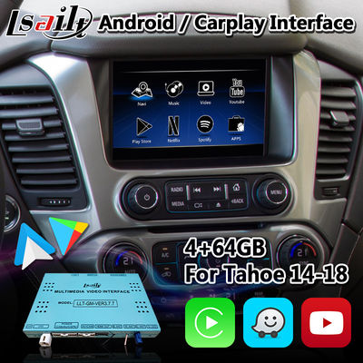 Giao diện đa phương tiện Lsailt Android Carplay cho Chevrolet GMC Tahoe 2015