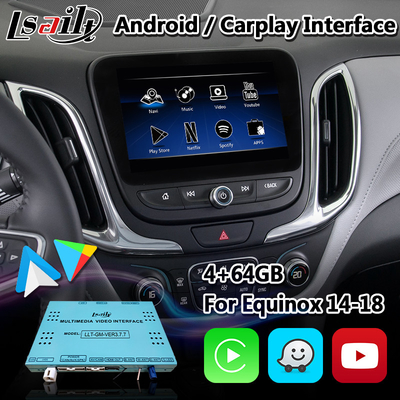 Giao diện đa phương tiện Lsailt Android Carplay cho Chevrolet Equinox Malibu Traverse Mylink