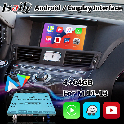 Hộp giao diện Lsailt Android Carplay cho Infiniti M37S M37 với Android Auto không dây