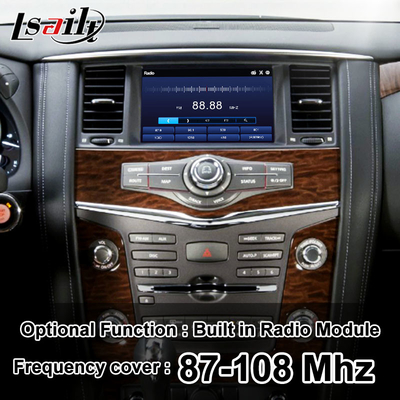 Màn hình Carplay Android Lsailt 8 inch dành cho Nissan Patrol Y62 Pathfinder 2011-2017 với Android Auto không dây