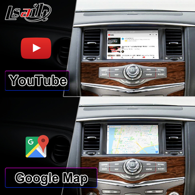 Màn hình Carplay Android Lsailt 8 inch dành cho Nissan Patrol Y62 Pathfinder 2011-2017 với Android Auto không dây