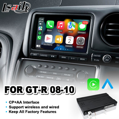 Giao diện Lsailt Android Auto Carplay cho Nissan GTR GT-R R35 Nismo 2008-2010