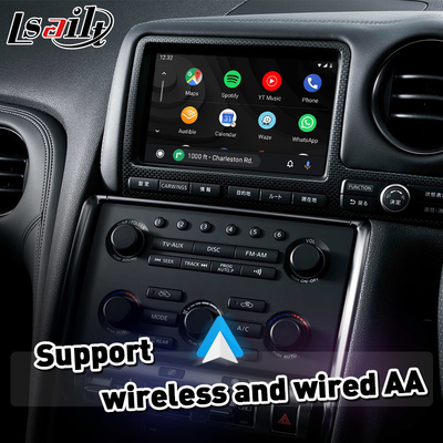 Giao diện Lsailt Android Auto Carplay cho Nissan GTR GT-R R35 Nismo 2008-2010