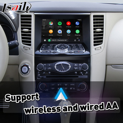 Giao diện Lsailt Wireless Android Auto Carplay cho Infiniti FX FX30dS FX35 FX37 FX50 2008-2013 Năm