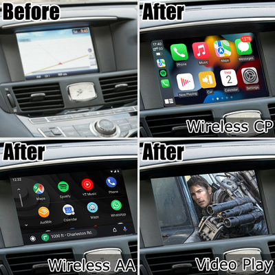 Infiniti Q70 M35 M37 Nissan Fuga carplay không dây giải pháp tự động android IT08 08IT