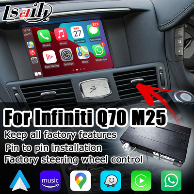 Infiniti Q70 M35 M37 Nissan Fuga carplay không dây giải pháp tự động android IT08 08IT