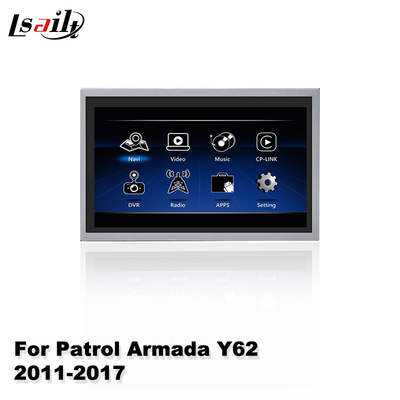Màn hình đa phương tiện Lsailt dành cho Nissan Patrol Y62 2011-2017 với Android Auto Carplay không dây