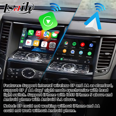 Hộp giao diện tự động carplay android không dây dành cho Infiniti FX35 FX37 FX50 QX70