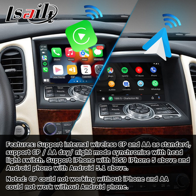 Carplay tự động android không dây cho hộp mô-đun Infiniti EX35 EX25 EX37 QX50 EX IT08 08IT
