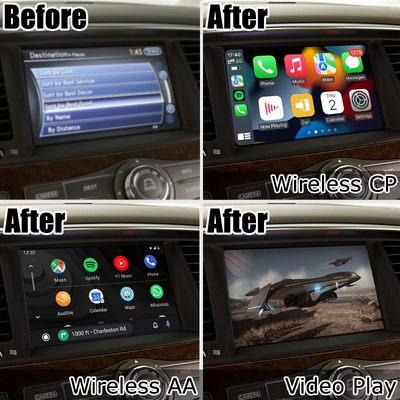 Infiniti QX80 QX56 Z62 giao diện đa phương tiện tự động không dây carplay android IT08