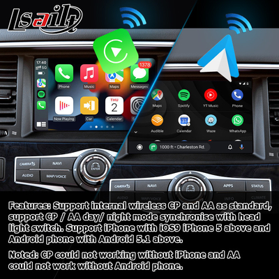 Infiniti QX80 QX56 Z62 giao diện đa phương tiện tự động không dây carplay android IT08