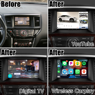 Nâng cấp màn hình đa phương tiện Nissan Pathfinder R52 Android IT06 06It system carplay