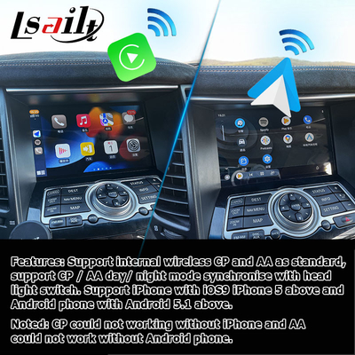 INFINITI QX70 FX35 FX37 HD nâng cấp màn hình carplay không dây android auto IT06