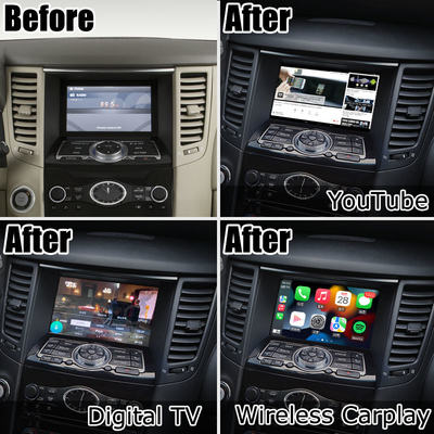 INFINITI QX70 FX35 FX37 HD nâng cấp màn hình carplay không dây android auto IT06