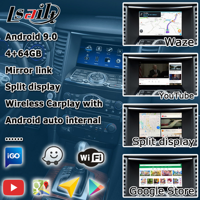 INFINITI QX70 FX35 FX37 HD nâng cấp màn hình carplay không dây android auto IT06