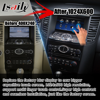 INFINITI QX70 FX35 FX37 HD nâng cấp màn hình carplay không dây android auto IT06