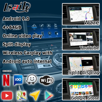 Infiniti M35 M45 Nissan Fuga HD nâng cấp màn hình cảm ứng đa ngón tay carplay giao diện video tự động android
