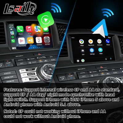 Infiniti M35 M45 Nissan Fuga HD nâng cấp màn hình cảm ứng đa ngón tay carplay giao diện video tự động android
