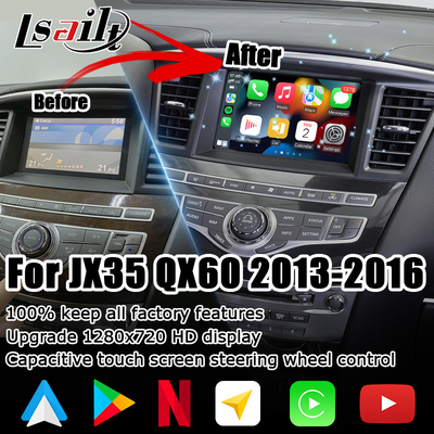 Màn hình cảm ứng đa ngón HD carplay tự động nâng cấp android cho Infiniti QX60 JX35 2013-2016 IT06