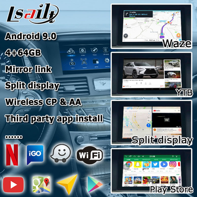 Infiniti Q70 M35 M35h M45 Nissan Fuga Android carplay nâng cấp cảm ứng đa ngón tay
