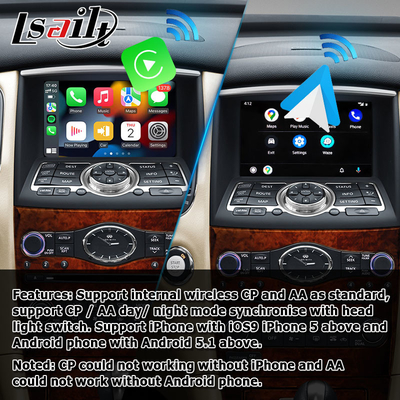 Infiniti QX50 EX EX35 EX25 EX37 Nissan skyline crossover Android Màn hình HD carplay android auto upgradew