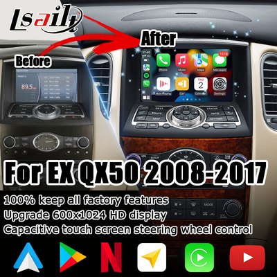 Infiniti QX50 EX EX35 EX25 EX37 Nissan skyline crossover Android Màn hình HD carplay android auto upgradew