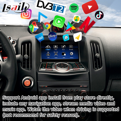 Màn hình HD không phá hủy Nissan 370z Youtube không dây carplay android tự động nâng cấp