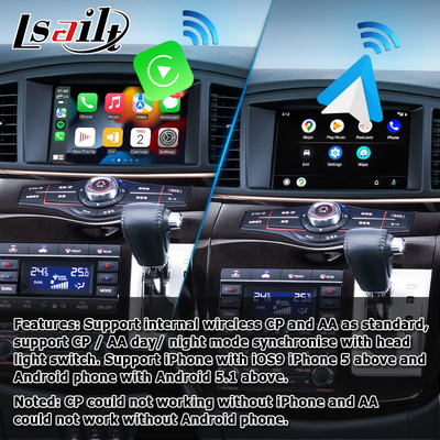 Nissan Elgrand E52 HD muti finger touch nâng cấp màn hình HD carplay không dây android auto