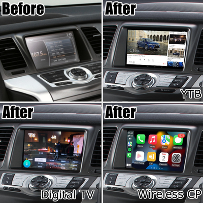 Nissan Murano Z51 Nâng cấp màn hình Android HD Android auto carplay Youtube waze Netflix play