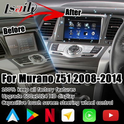 Nissan Murano Z51 Nâng cấp màn hình Android HD Android auto carplay Youtube waze Netflix play