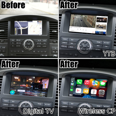 Nâng cấp màn hình cảm ứng nhiều ngón tay HD cho Nissan Pathfinder R51 carplay android auto