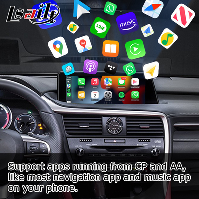Giao diện phản chiếu màn hình tự động android carplay không dây Lexus RX350 RX450h RX200t