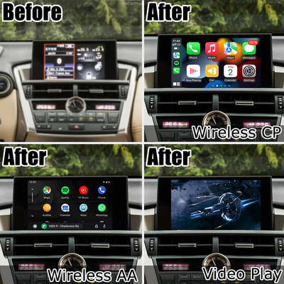 Lexus NX wireless carplay android auto screen mirroring giao diện chiếu NX300g NX200t