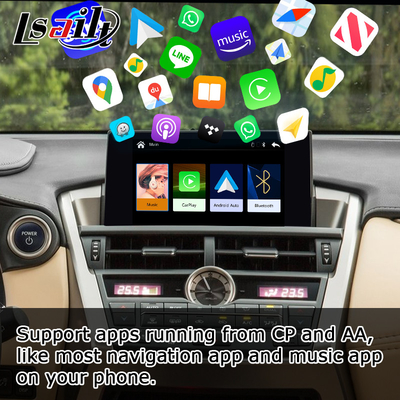 Lexus NX wireless carplay android auto screen mirroring giao diện chiếu NX300g NX200t
