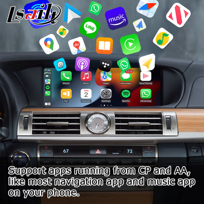 Nâng cấp carplay không dây cho Lexus LS600h LS460 2012-2017 12 màn hình phản chiếu màn hình tự động android của Lsailt