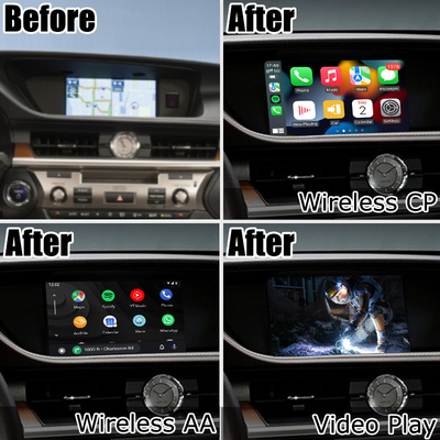 Lexus ES ES350 ES250 ES300h không dây carplay android hộp phản chiếu màn hình tự động mô-đun Lsailt