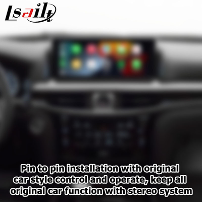Lexus LX570 LX450d carplay không dây android giao diện đa phương tiện tự động phản chiếu màn hình Lsailt