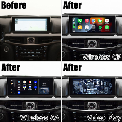 Lexus LX570 LX450d carplay không dây android giao diện đa phương tiện tự động phản chiếu màn hình Lsailt