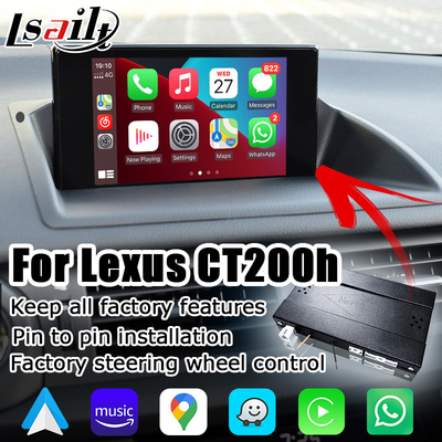 Lexus CT200h CT không dây carplay android giao diện tự động chiếu phản chiếu màn hình