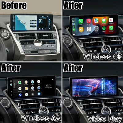 Hộp giao diện tự động android carplay không dây Lexus NX300 NX300h 2018 2021