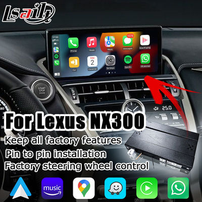 Hộp giao diện tự động android carplay không dây Lexus NX300 NX300h 2018 2021