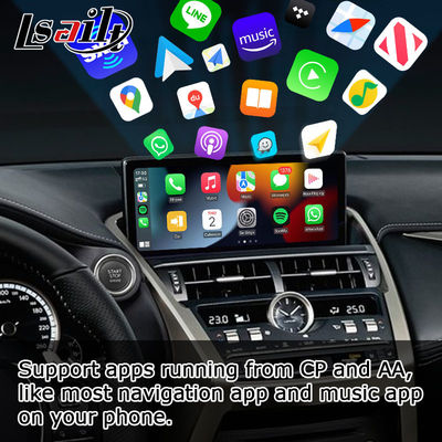 Hộp giao diện tự động android carplay không dây Lexus NX300 NX300h 2018 2021
