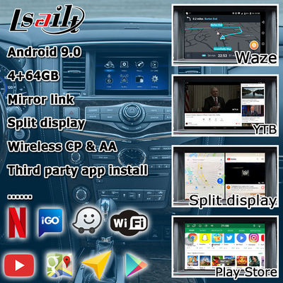 Infiniti QX80 QX56 Z62 carplay android auto multi finger HD màn hình cảm ứng nâng cấp IT08