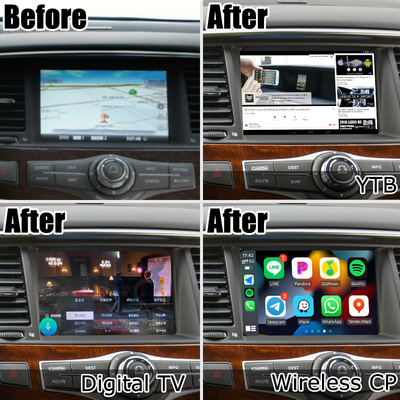 Infiniti QX80 QX56 Z62 carplay android auto multi finger HD màn hình cảm ứng nâng cấp IT08