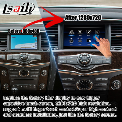 Infiniti QX80 QX56 Z62 carplay android auto multi finger HD màn hình cảm ứng nâng cấp IT08