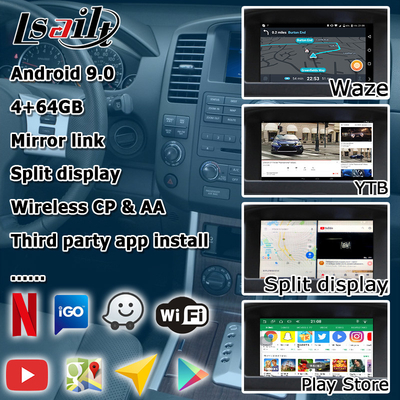 Nissan Pathfinder IT08 R51 nâng cấp màn hình HD hộp định vị ô tô android carplay không dây