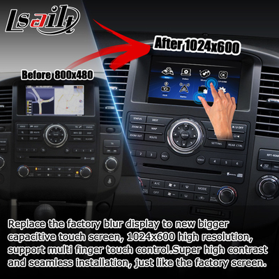Nissan Pathfinder IT08 R51 nâng cấp màn hình HD hộp định vị ô tô android carplay không dây